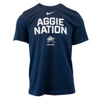 Men's Aggie Nation Bull T-Shirt navy blue